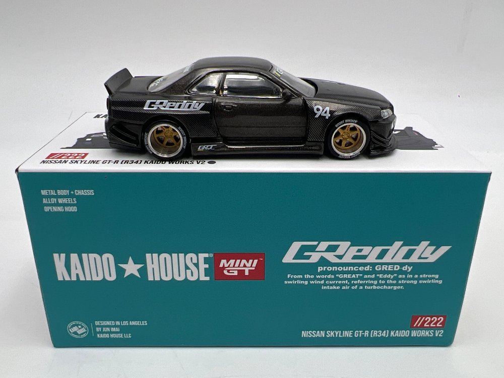 Kaido House Nissan Skyline GT-R (R34) Kaido Works GReddy V2 KHMG222