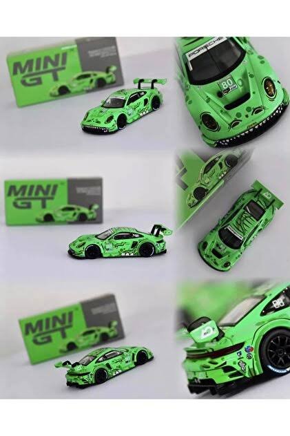 Mini GT 713 Porsche 911 GT3 R #80 GTD AO Racing 2023 IMSA Sebring 12 Hrs