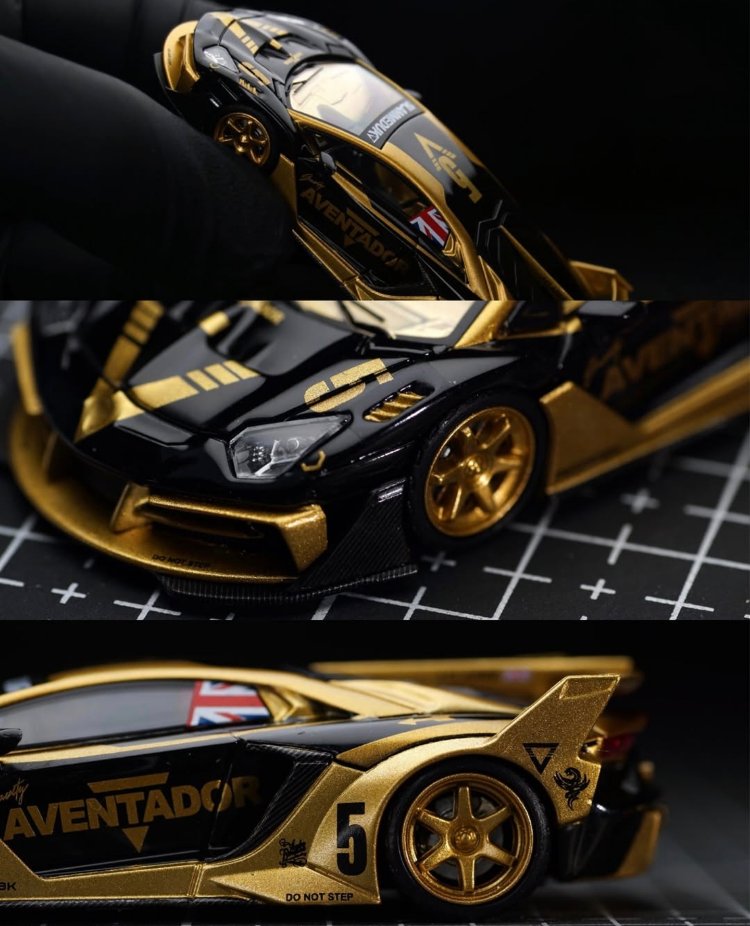 Cool Car Lamborghini GT EVO V5 Black Gold CC643831