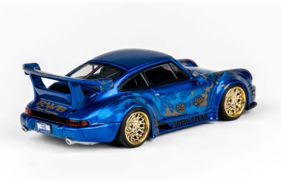 TPC PORSCHE RWB 964 - Arowana Livery - Transparent Blue
