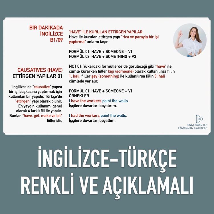 B1 - DERS KİTABI - BİR DAKİKADA İNGİLİZCE