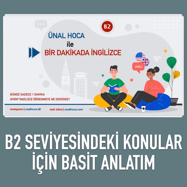 B2 - DERS KİTABI - BİR DAKİKADA İNGİLİZCE