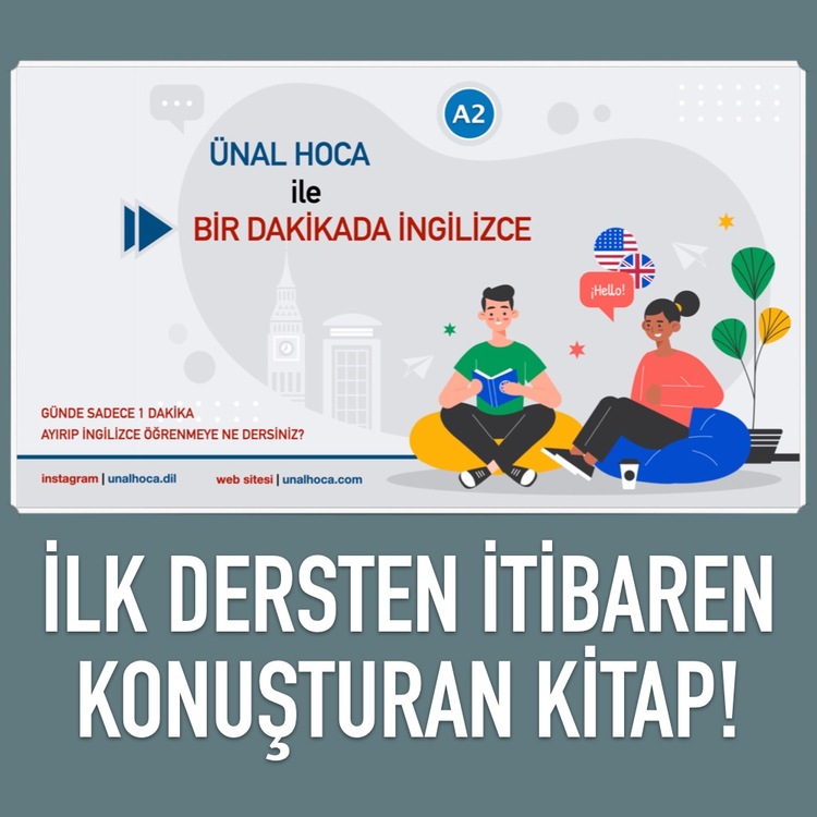 A2 - DERS KİTABI - BİR DAKİKADA İNGİLİZCE