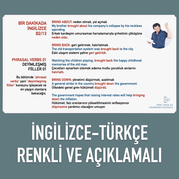 B2 - DERS KİTABI - BİR DAKİKADA İNGİLİZCE