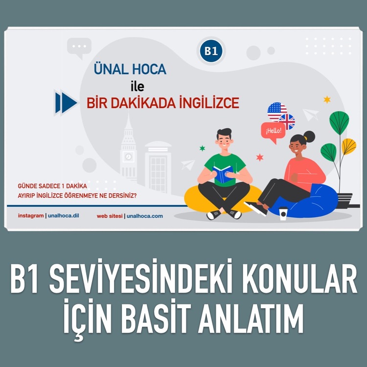B1 - DERS KİTABI - BİR DAKİKADA İNGİLİZCE