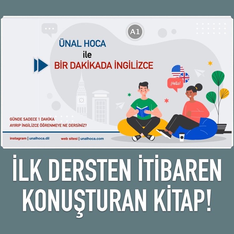 A1 - DERS KİTABI - BİR DAKİKADA İNGİLİZCE