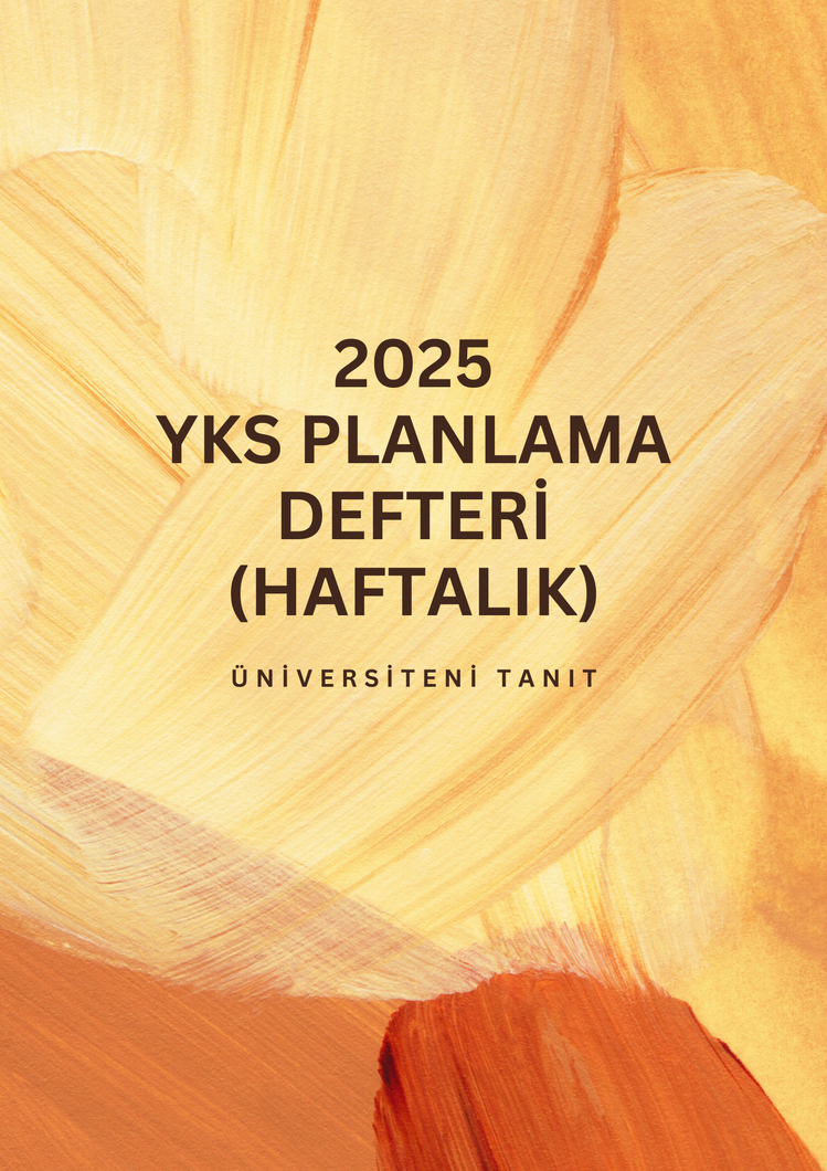 2025 YKS Planlama Defteri PDF (Haftalık)
