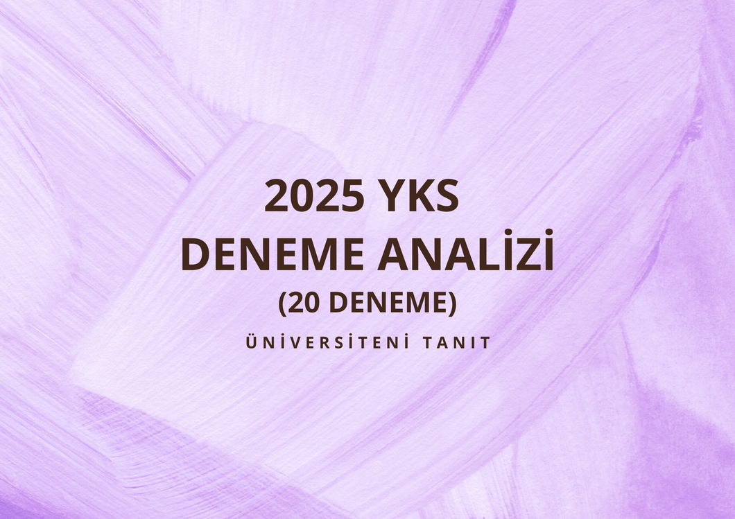 2025 YKS Deneme Analizi