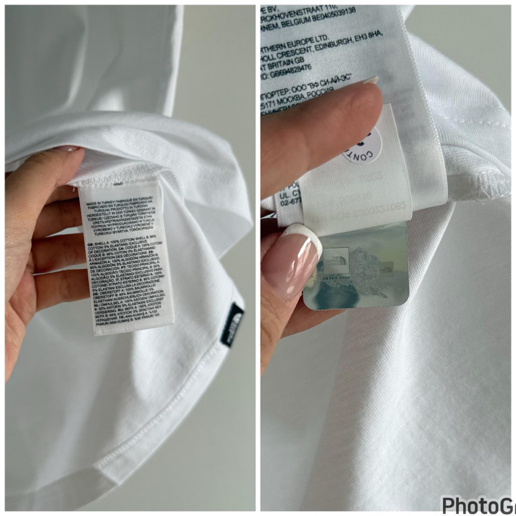 Sıfır Orijinal The North Face Regular Fit %100 Pamuklu Erkek Tişört