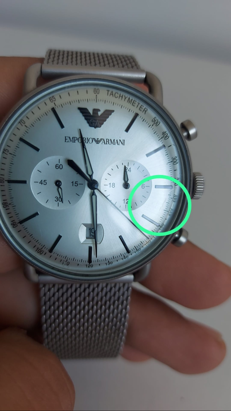 Sıfır Ayarında Orijinal Emporio Armani Ayarlanabilir Kordon Erkek Saat