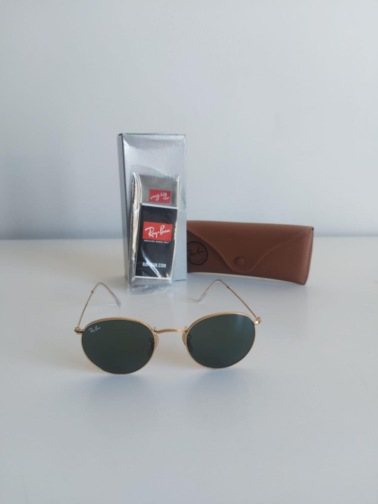 Sıfır Orijinal Rayban Yuvarlak Model 47/21 Unisex Güneş Gözlüğü