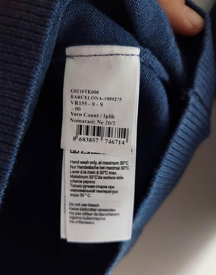 Sıfır Orijinal Pierre Cardin Erkek Kazak
