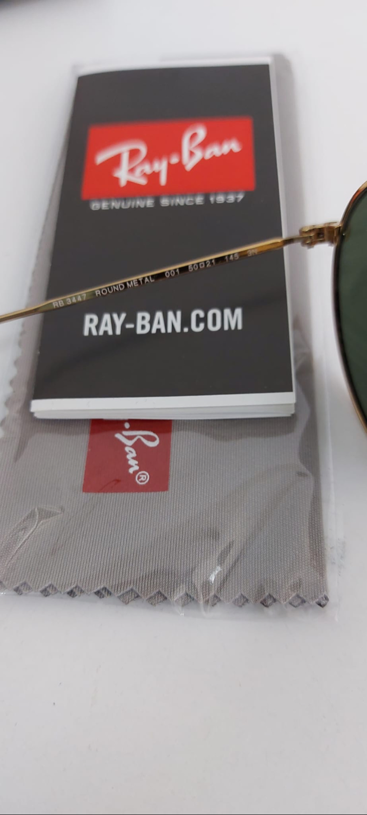 Sıfır Orijinal Rayban Yuvarlak Unisex Model Güneş Gözlüğü •50/21•