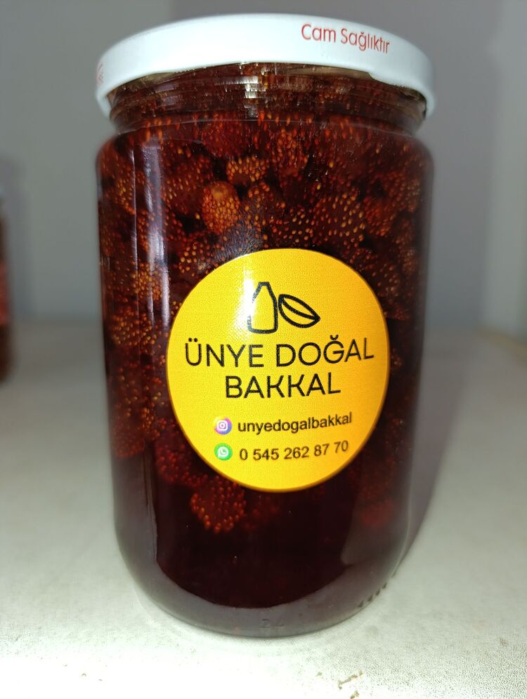 Dağ çileği reçeli 425 CC kavanozda 500gr.