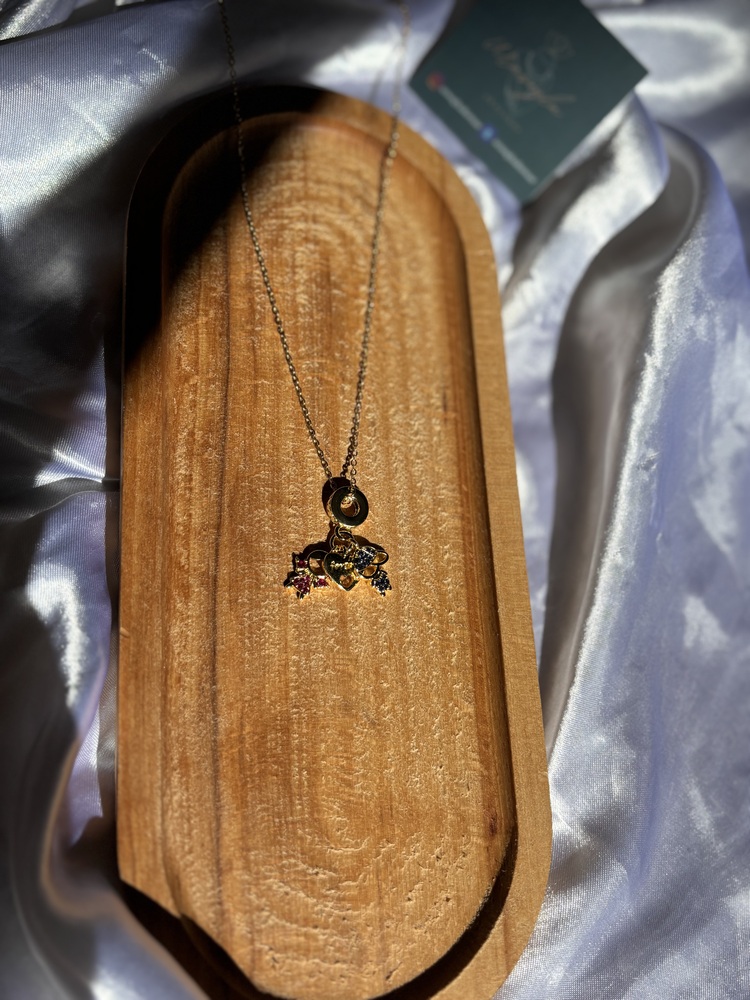 Çelik Best Friends Sevgi Charm Kolye