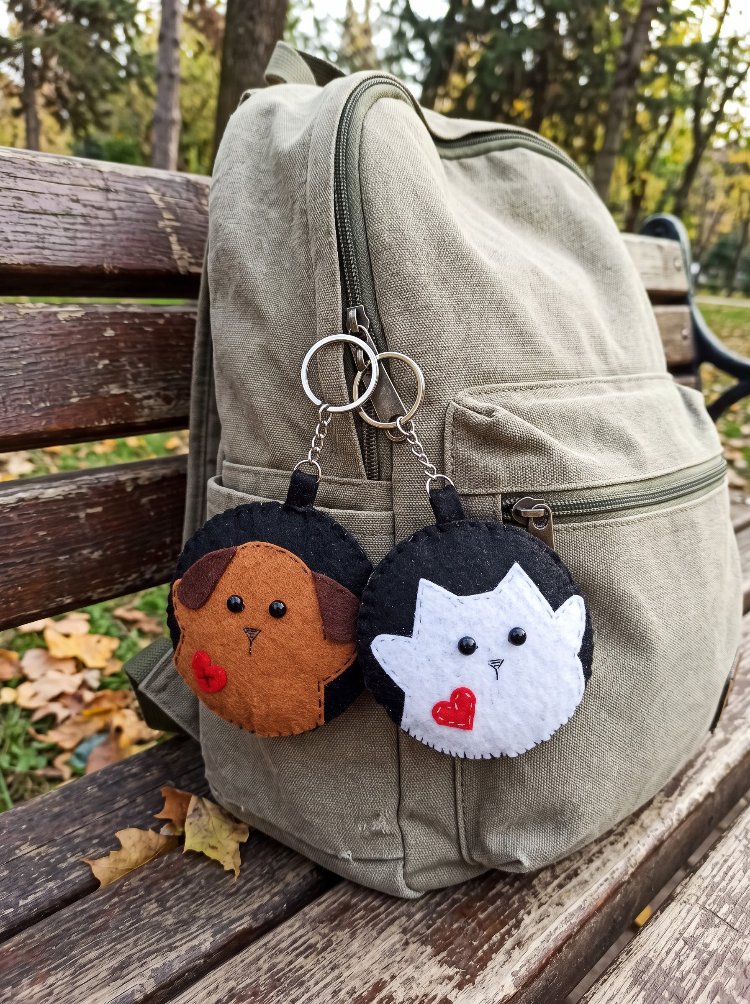 Kedi ve Köpek Anahtarlık Seti