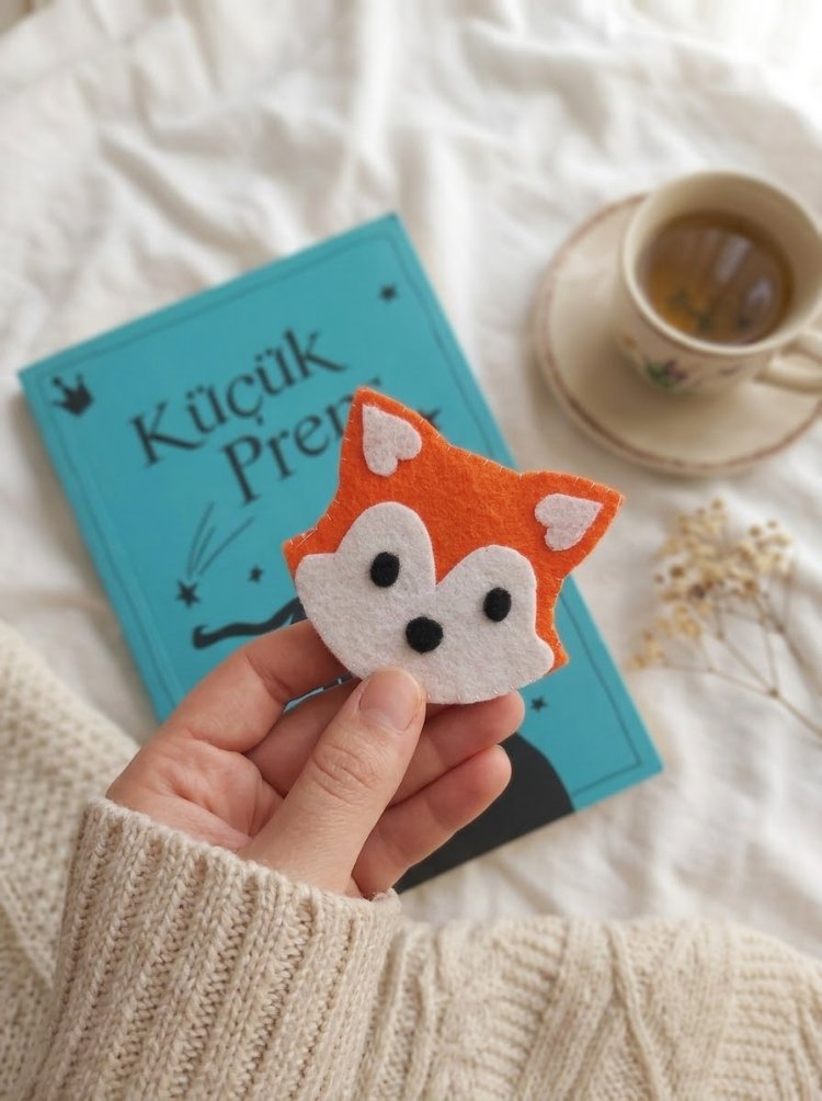 Küçük Prens Kitap Ayracı/Tilki ⭐️