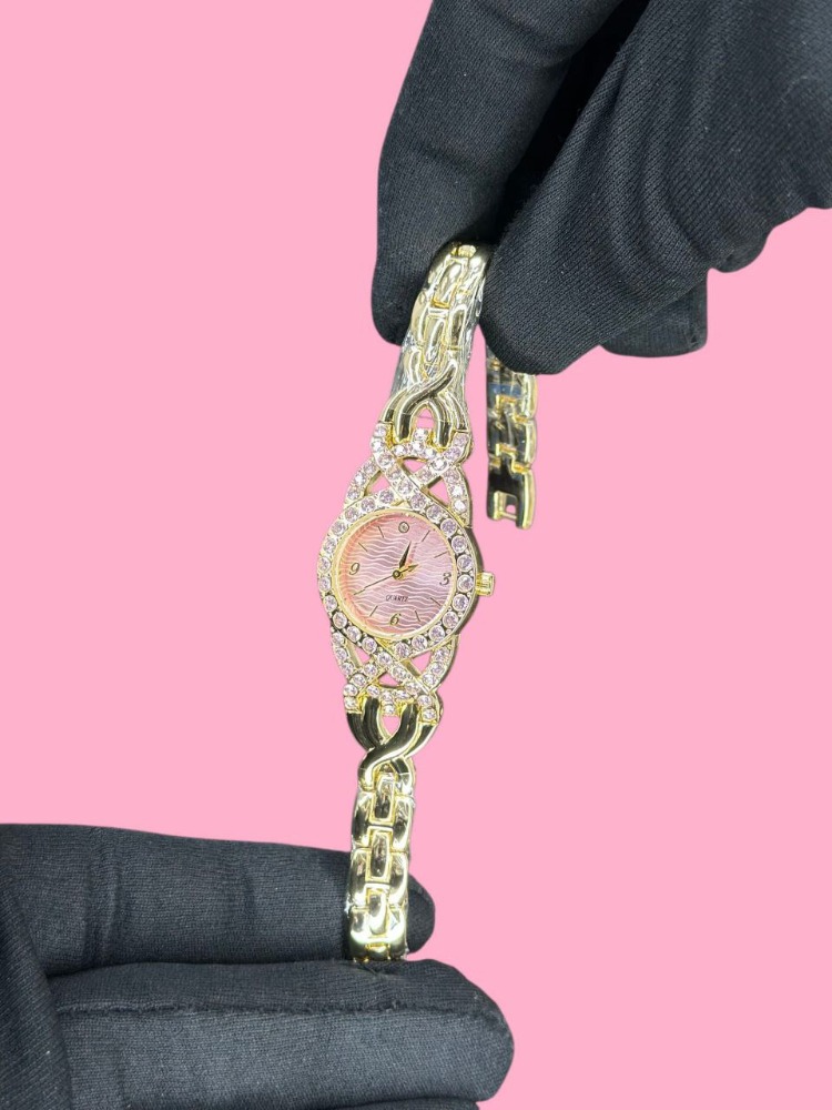 BAYAN MODEL KOL SAATİ PEMBE KADRAN
