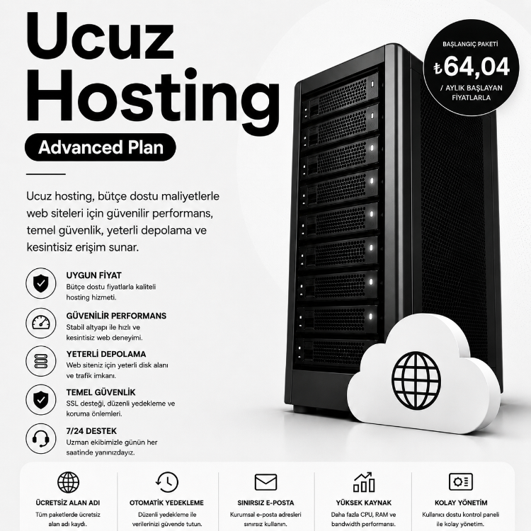 Advanced Hosting Plan | Aylık