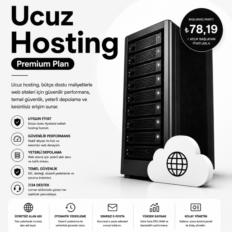 Premium Hosting Plan | Aylık