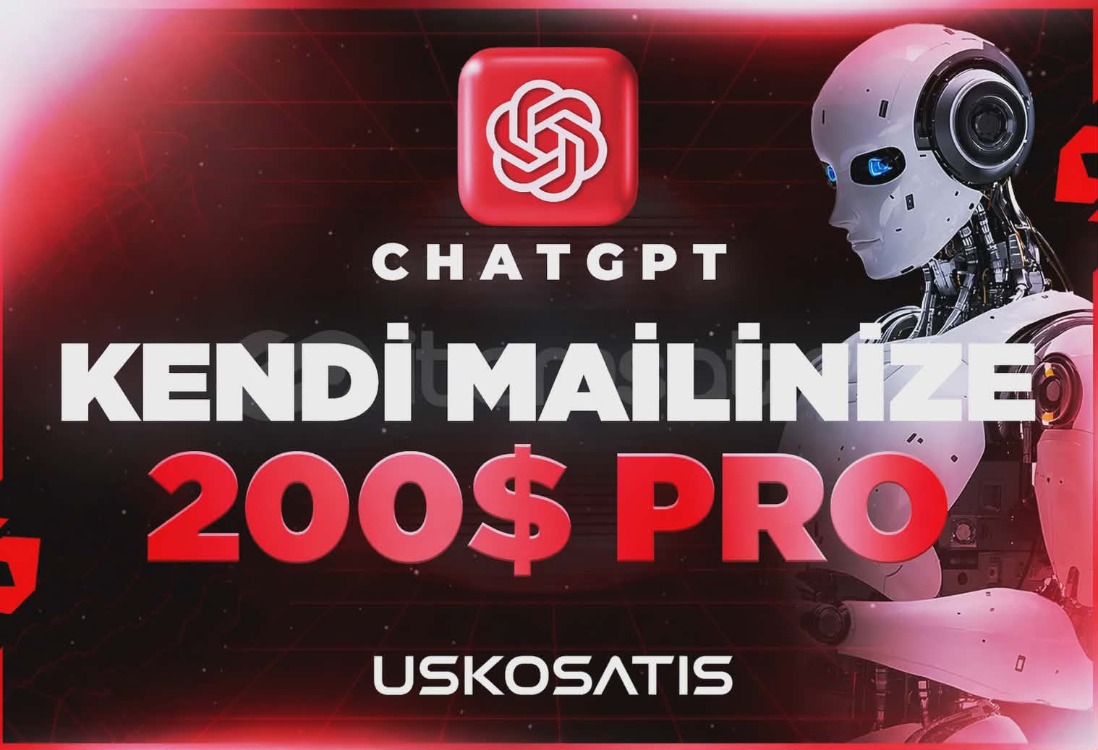 ✅[KENDİ MAİLİNİZE]✅ ChatGPT 200$ Pro + Dall-E⭐