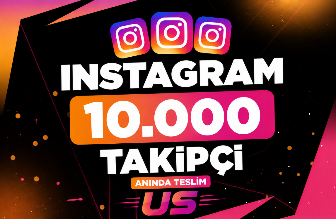⭐✅Instagram 10.000 Gerçek Takipçi Hızlı Teslimat