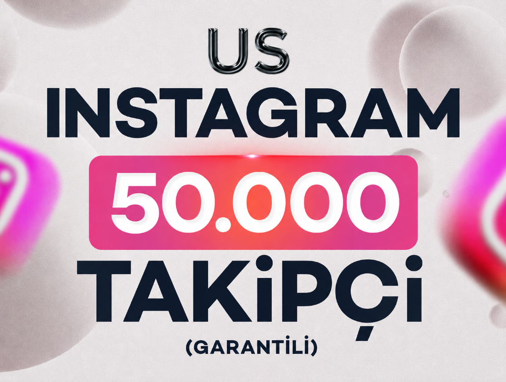 ⭐✅Instagram 50.000 Gerçek Takipçi Hızlı Teslimat ( TRNİN EN HIZLI SERVİSİ)