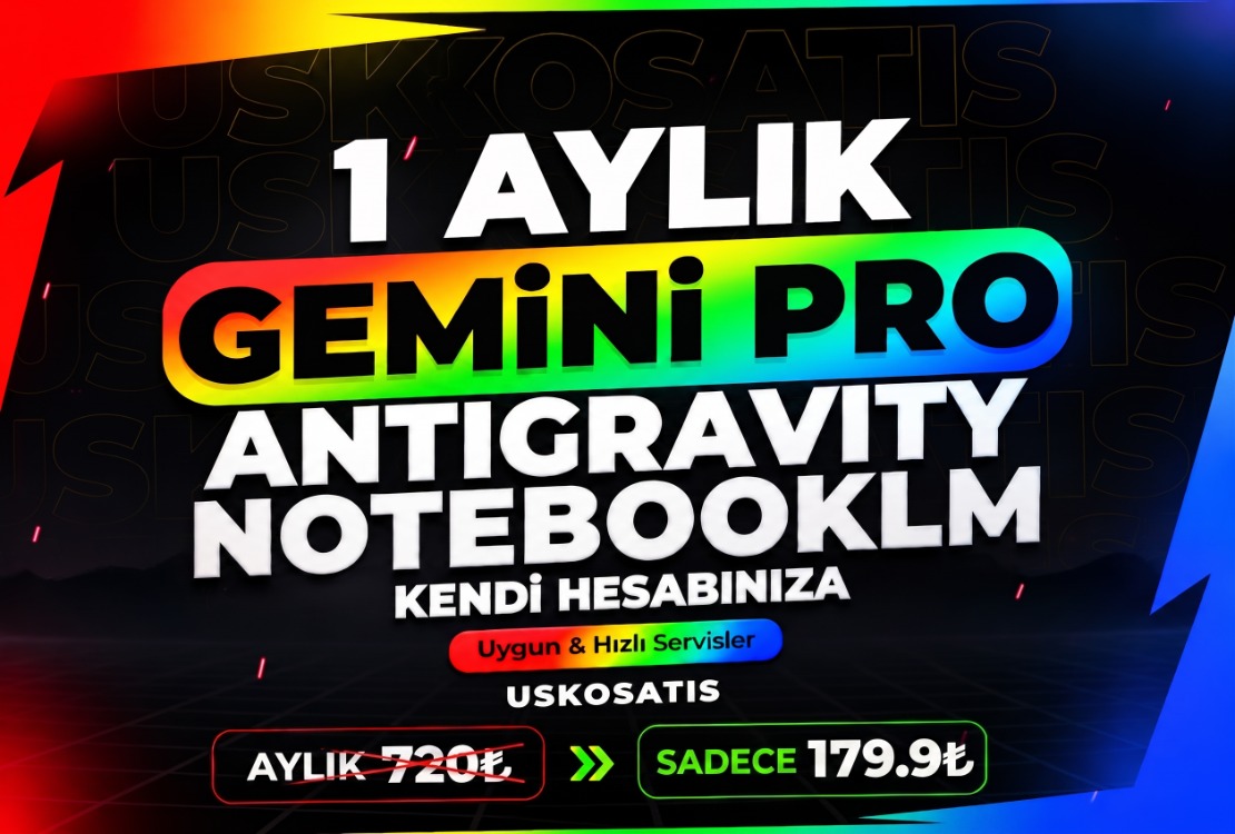 ⭐GEMİNİ PRO - ANTİGRAVİTY  1 AYLİK ⭐(KİŞİSEL HESAP)