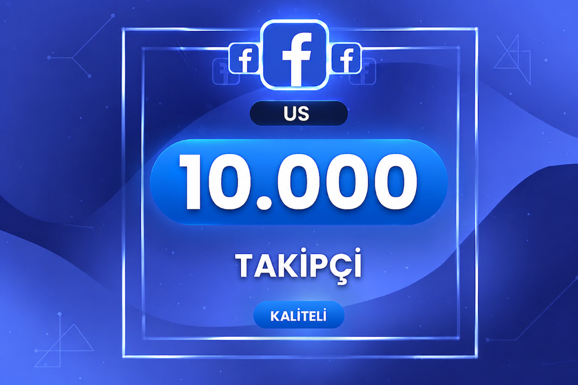 ⭐ FACEBOOK 10.000 TAKİPÇİ (TRNİN EN HIZLI SERVİSİ)
