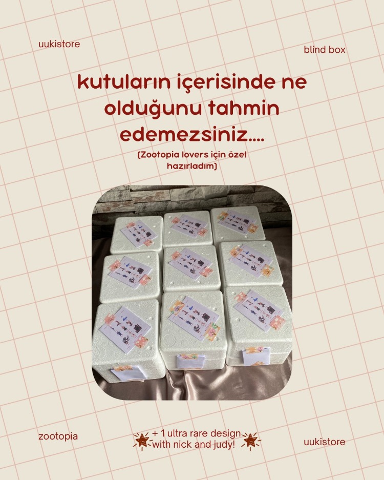 Blindo Box l Zootopia Temalı 