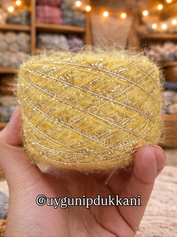 Sarı Simli Moher 100gram