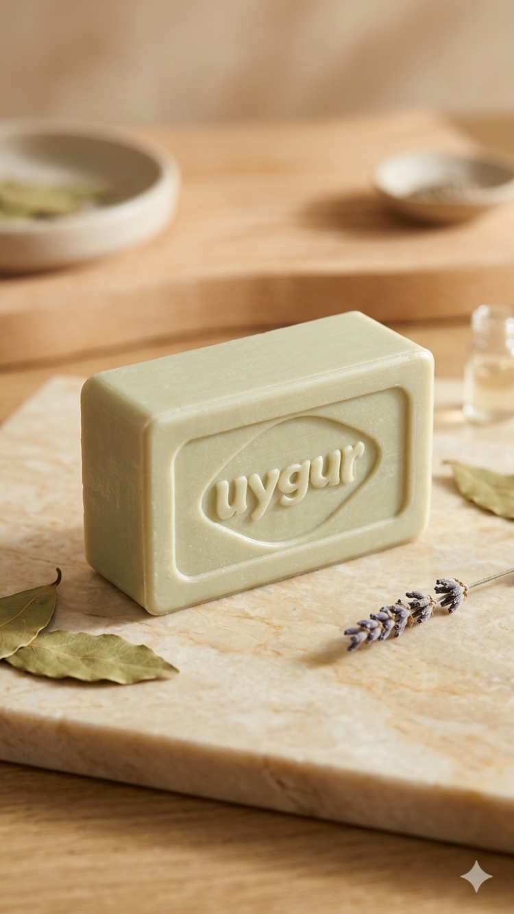 UYGUR Premium Defneli Zeytinyağlı Sabun