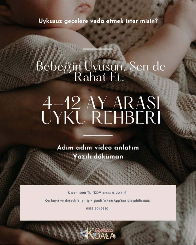 4-12 ay arası uyku rehberi