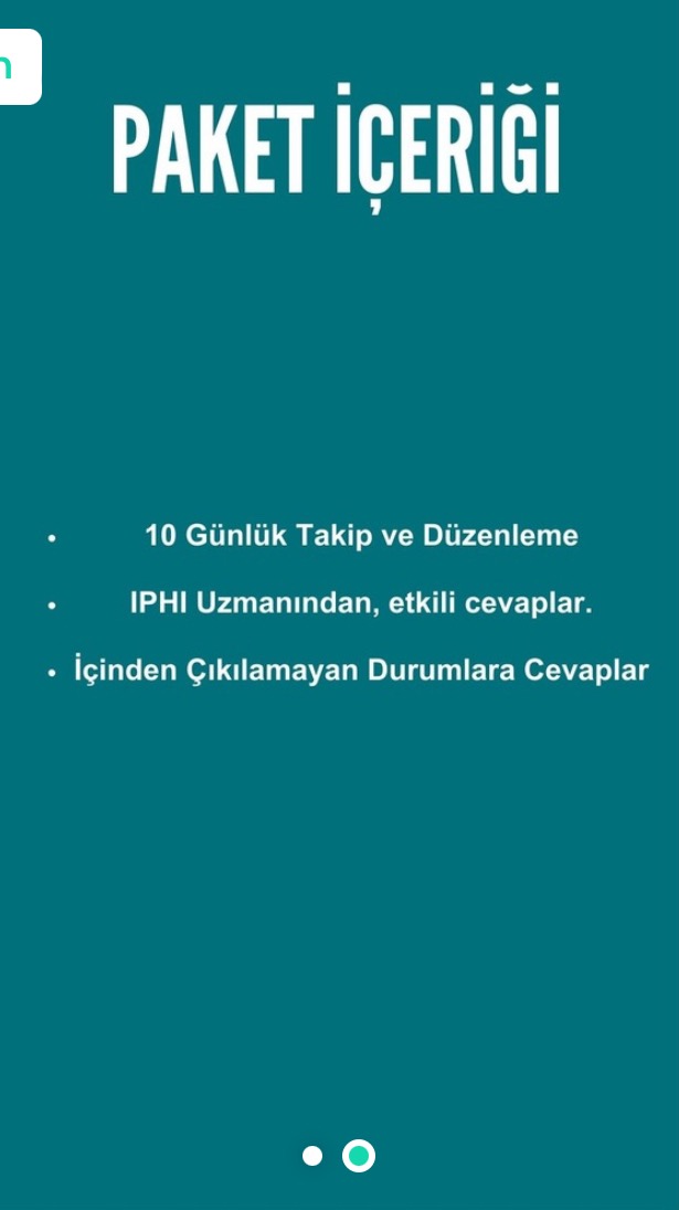10 GÜNLÜK TAKİP PAKETİ