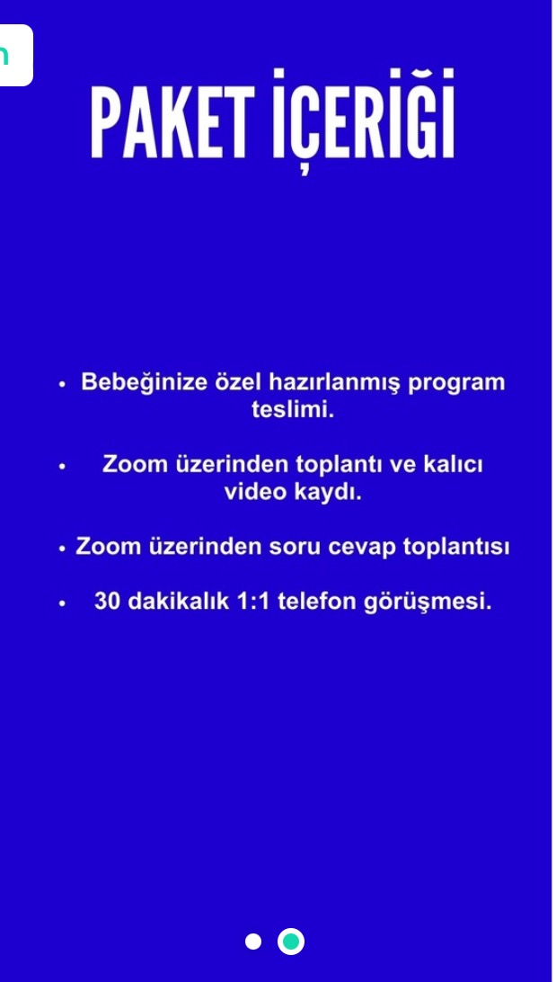 2 saatlik destek paketi 
