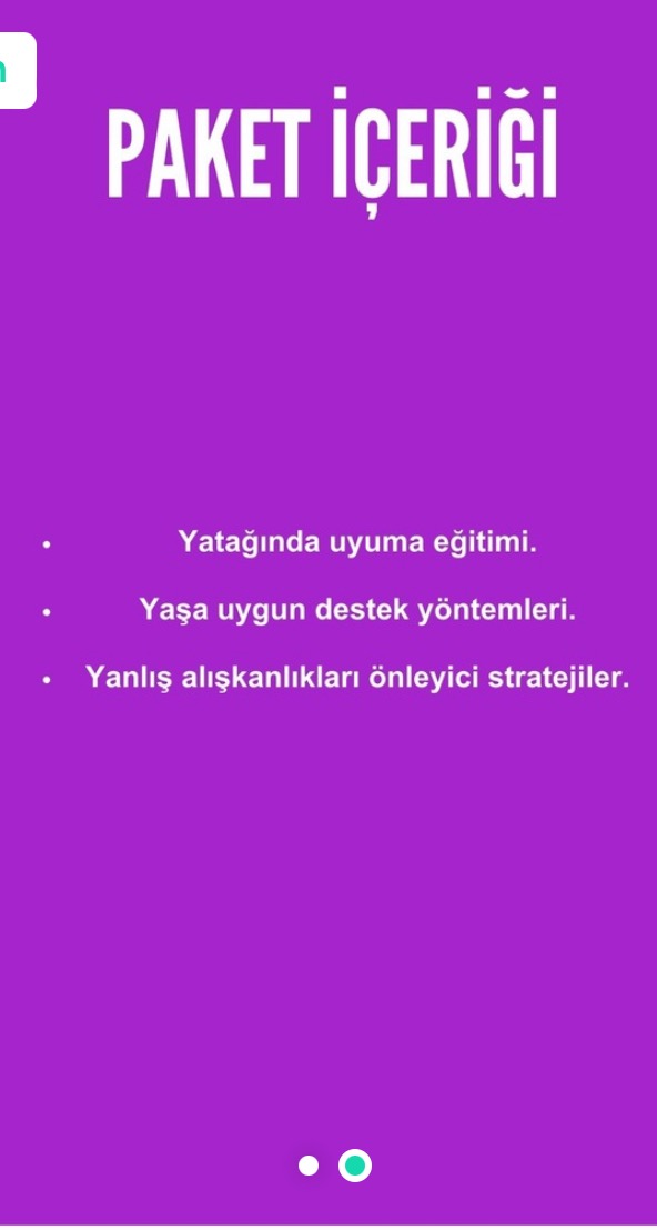 MİNİK UYKUCU.BEBEK PAKETİ (2-3,5 ay)