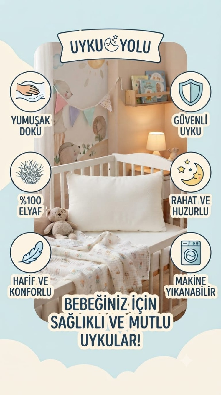 bebek yastığı 2 adet