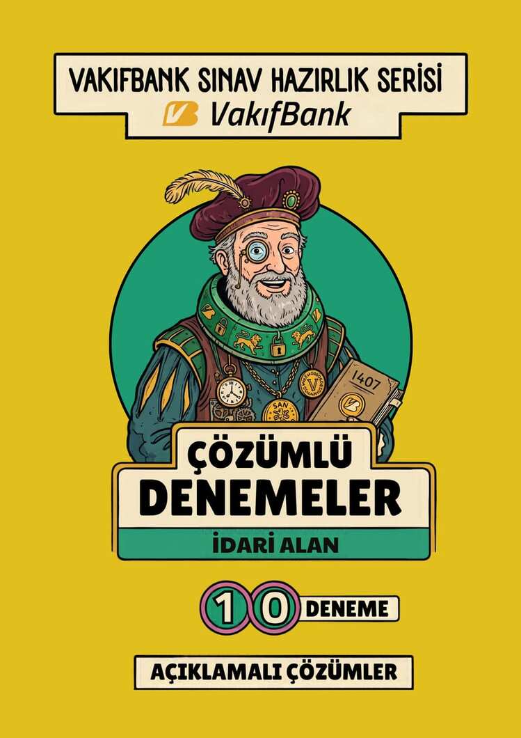 VakıfBank İdari Alan Çözümlü Denemeler · 10 Deneme