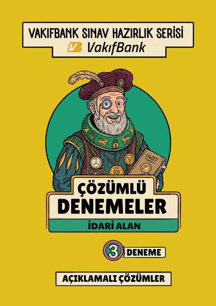 VakıfBank İdari Alan Çözümlü Denemeler · 3 Deneme
