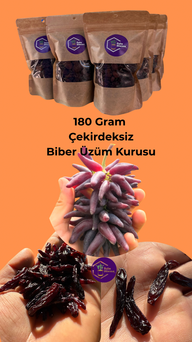 Biber Üzüm Kurusu (180gram) 