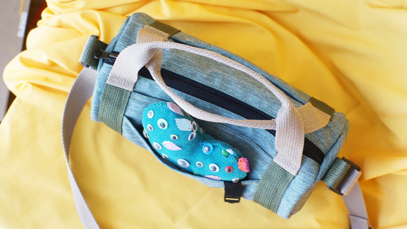 Mini Duffel Nakışlı Çanta