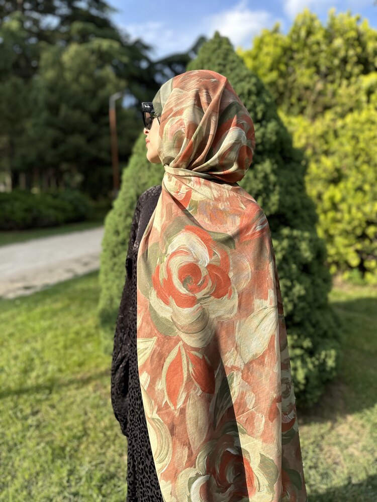 Pastel Çiçekler Serisi Yeşil Renk