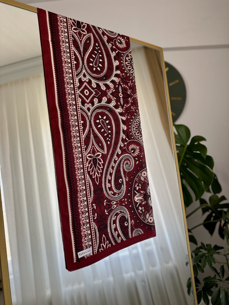 Bordo Siyah Etnik Koleksiyon