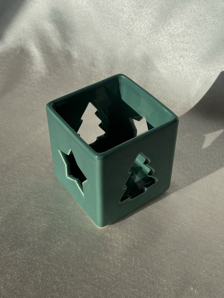 Vintage ASA Yılbaşı Temalı Tealight Mumluk