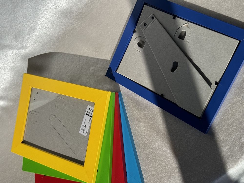 IKEA Nyttja Renkli Ahşap Çerçeveler