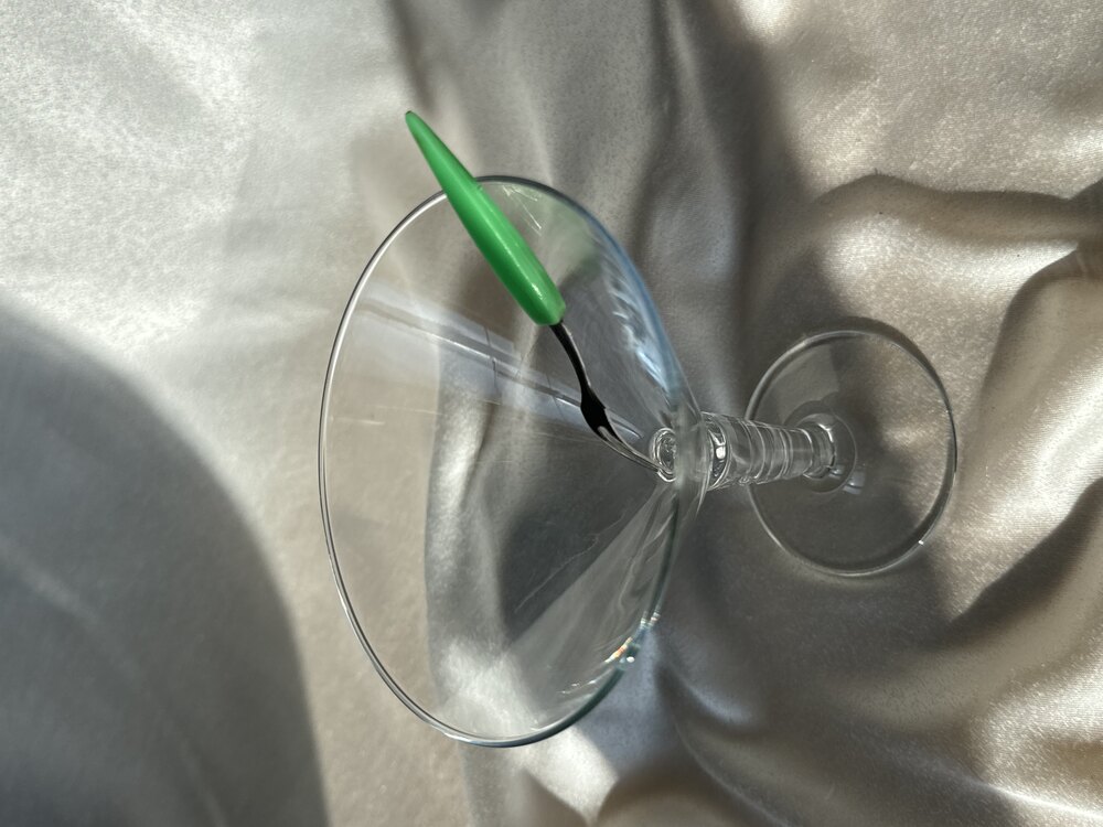 Garnish Touch Çatallı Martini Bardağı