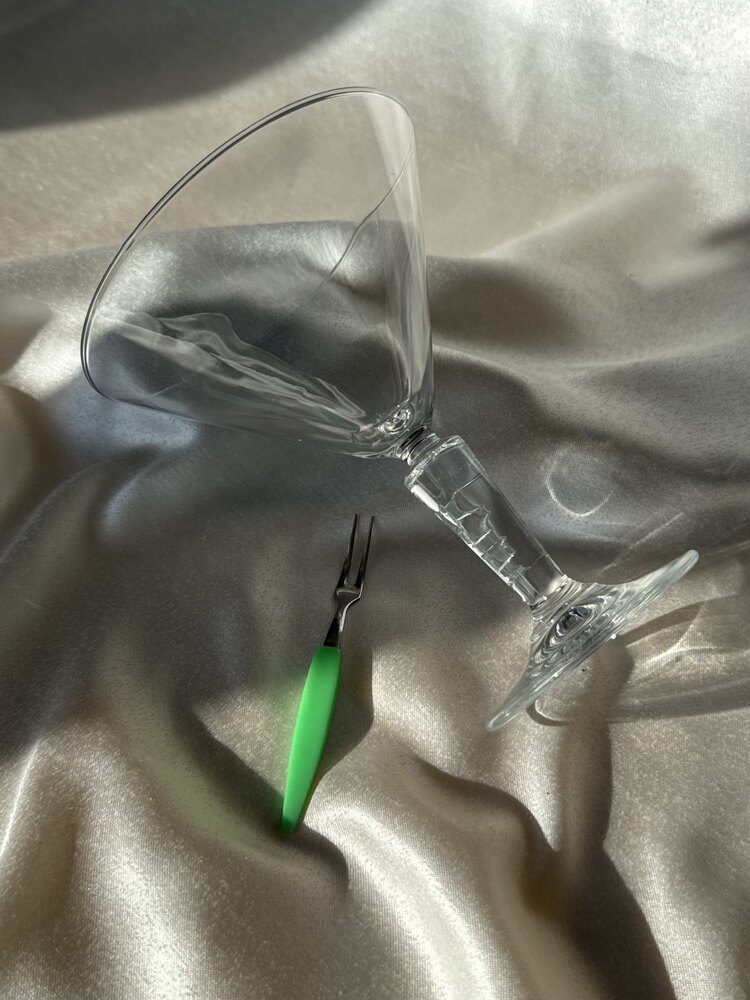 Garnish Touch Çatallı Martini Bardağı