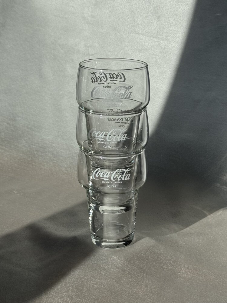 Vintage Coca-Cola Bardak Seti