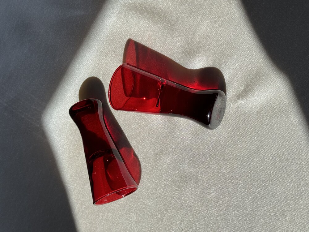 Ruby Glow Vintage Shot Bardağı Seti