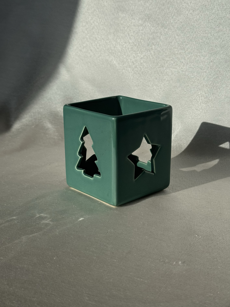 Vintage ASA Yılbaşı Temalı Tealight Mumluk